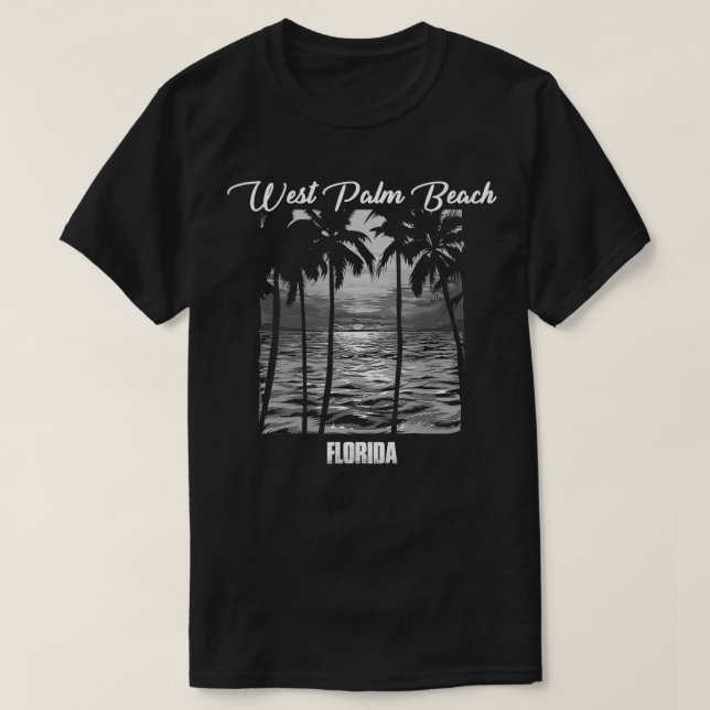 West Palm Beach Souvenir Florida Reminder  1  T-Shirt (Design Front)