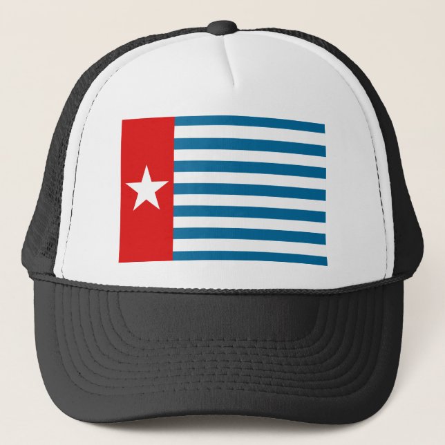 West Papua, Indonesia flag Trucker Hat (Front)
