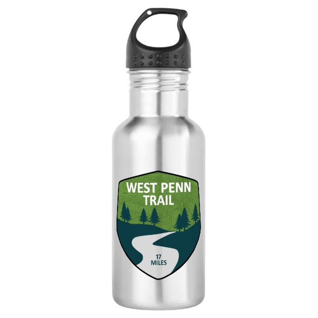 West Penn Trail Pennsylvania 532 Ml Water Bottle (Front)