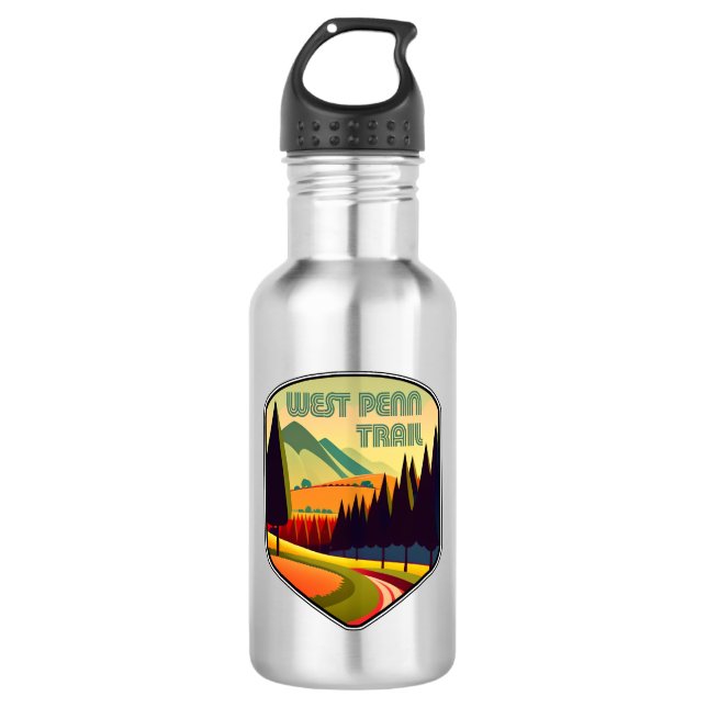West Penn Trail Pennsylvania Colours 532 Ml Water Bottle (Front)