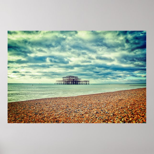 WEST PIER - BRIGHTON & HOVE, EAST SUSSEX POSTER (Front)