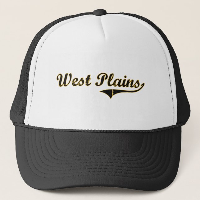West Plains Missouri Classic Design Trucker Hat (Front)