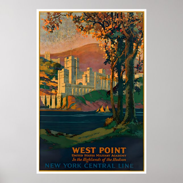 West Point Art Military Academy Print New York (Front)