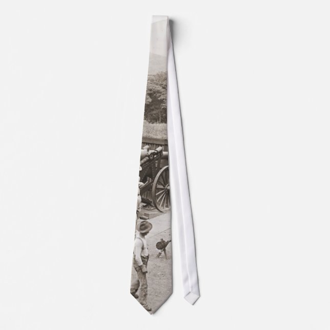 West Point Artillery Practice 1905 Tie (Front)