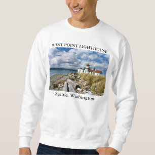 West Point Lighthouse, Washington Sweatshirt