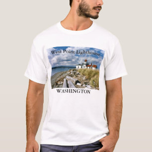 West Point Lighthouse, Washington T-Shirt