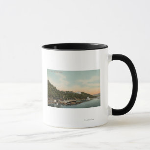 West Point, NY - View of Harbour on Hudson River Mug