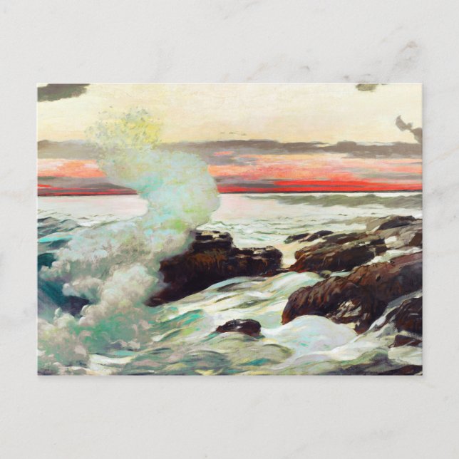 West Point, Prout's Neck by Winslow Homer Postcard (Front)