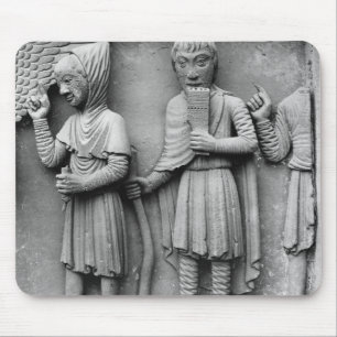 West portal, South door, tympanum epicting Mouse Mat