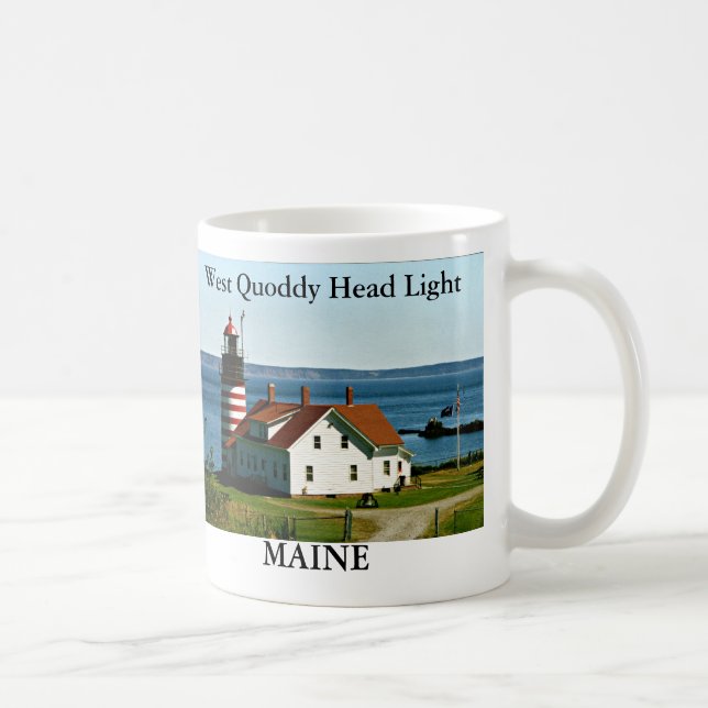 West Quoddy Head Light, Maine Mug (Right)