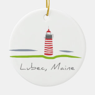 West Quoddy Head Light ornament