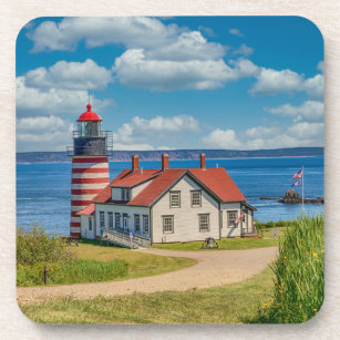 West Quoddy Head Lighthouse, Lubec, Maine Coaster