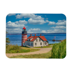 West Quoddy Head Lighthouse, Lubec, Maine Magnet