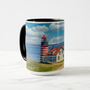 West Quoddy Head Lighthouse, Lubec, Maine Mug