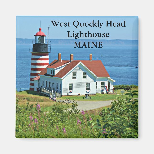 West Quoddy Head Lighthouse, Maine Magnet (Front)
