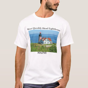 West Quoddy Head Lighthouse, Maine T-Shirt