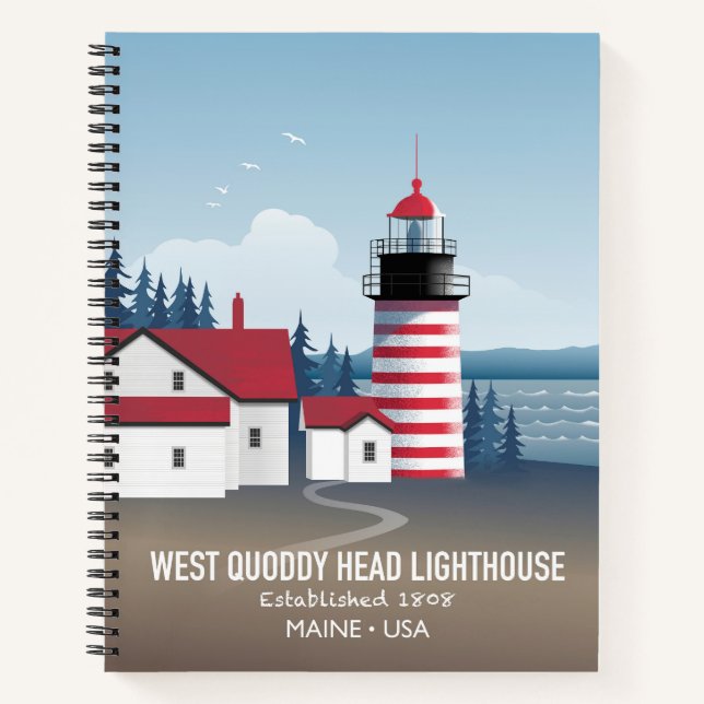 West Quoddy Head Lighthouse Notebook (Front)