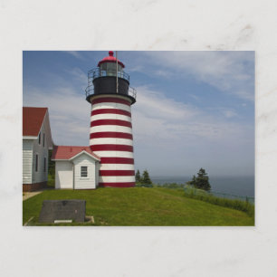 West Quoddy Head Lighthouse State Park is the Postcard