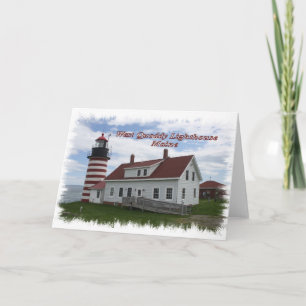 West Quoddy Lighthouse - Maine Card