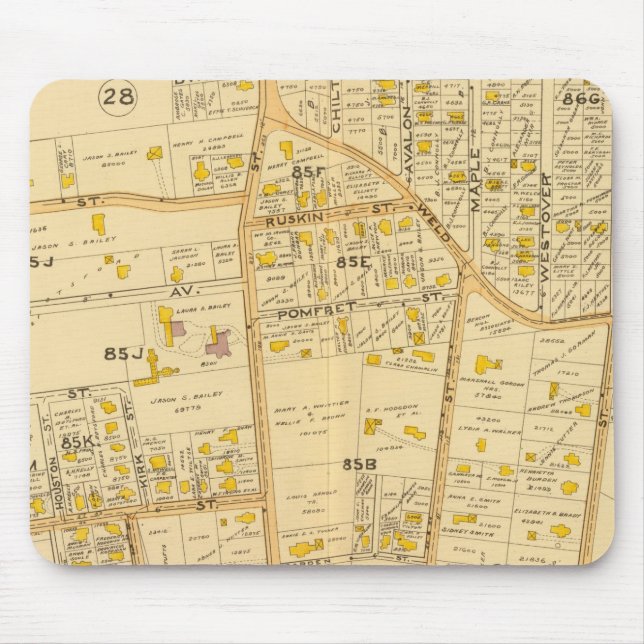 West Roxbury, Massachusetts 2 Mouse Mat (Front)