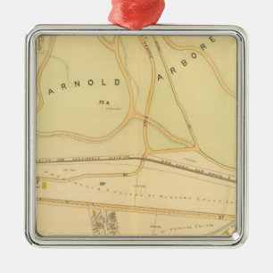 West Roxbury, Massachusetts 4 Metal Tree Decoration