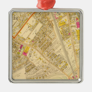 West Roxbury, Massachusetts 6 Metal Tree Decoration