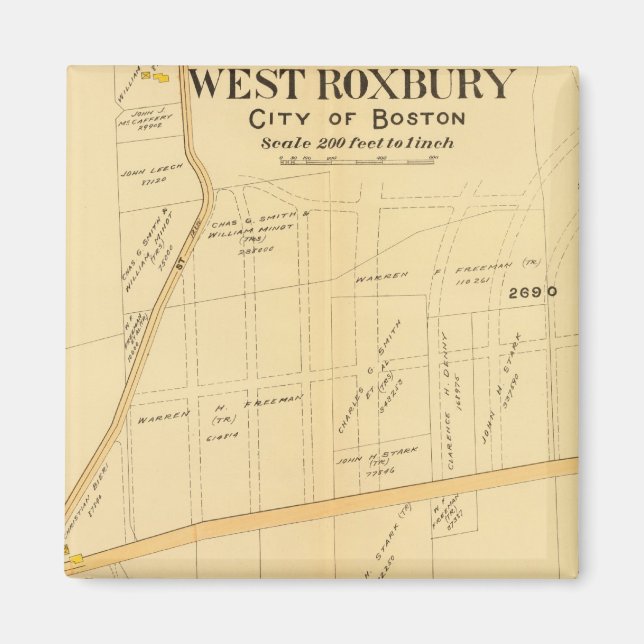 West Roxbury, Massachusetts Magnet (Front)