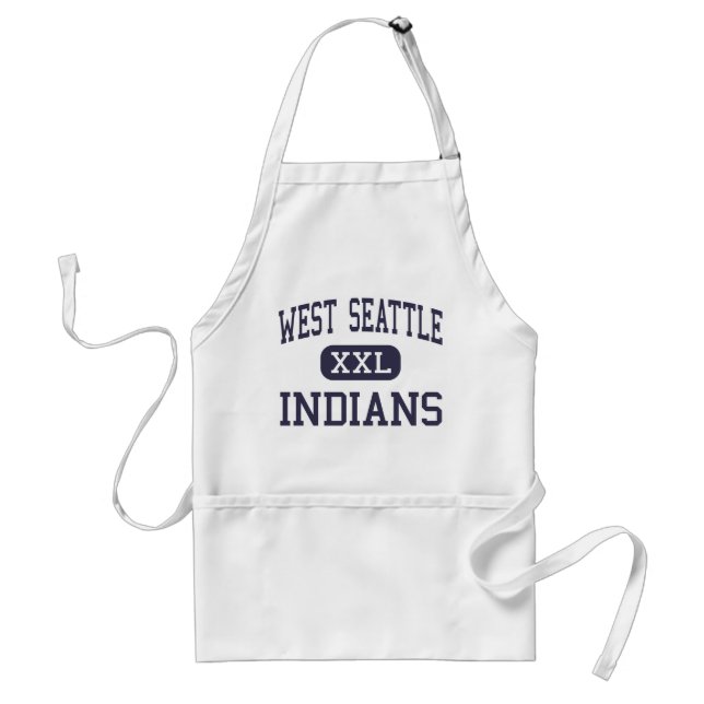 West Seattle - Indians - High - Seattle Washington Standard Apron (Front)