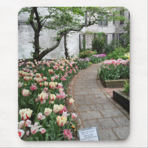West Side Community Garden Tulip New York City NYC Mouse Mat
