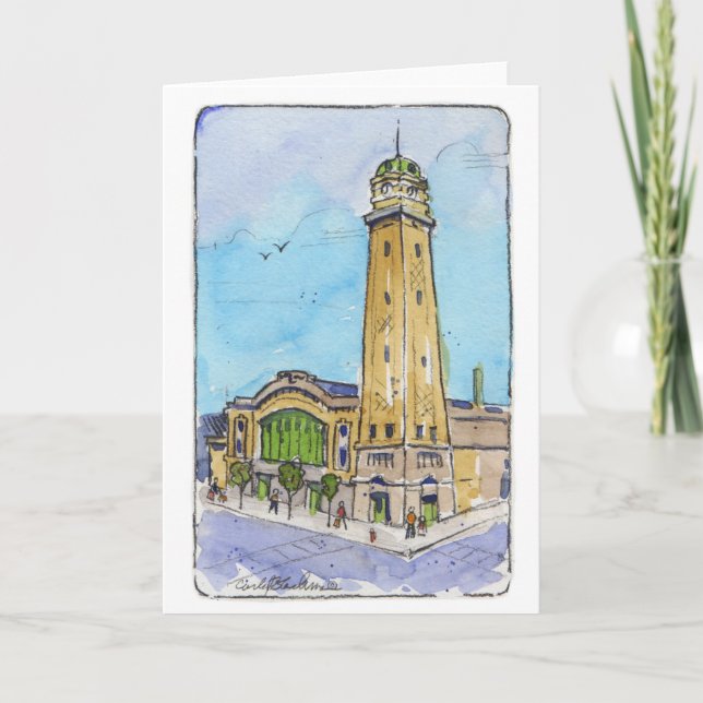 West Side Market Folded Greeting Card (Front)
