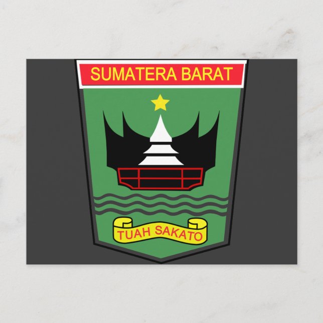 West Sumatra, Indonesia Postcard (Front)