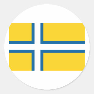 West Sweden, Sweden Classic Round Sticker