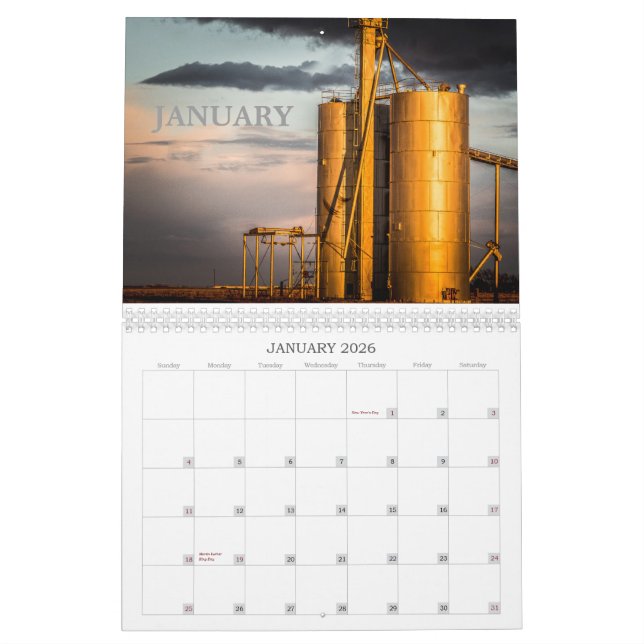 West Texas Landscape Calendar (Jan 2026)