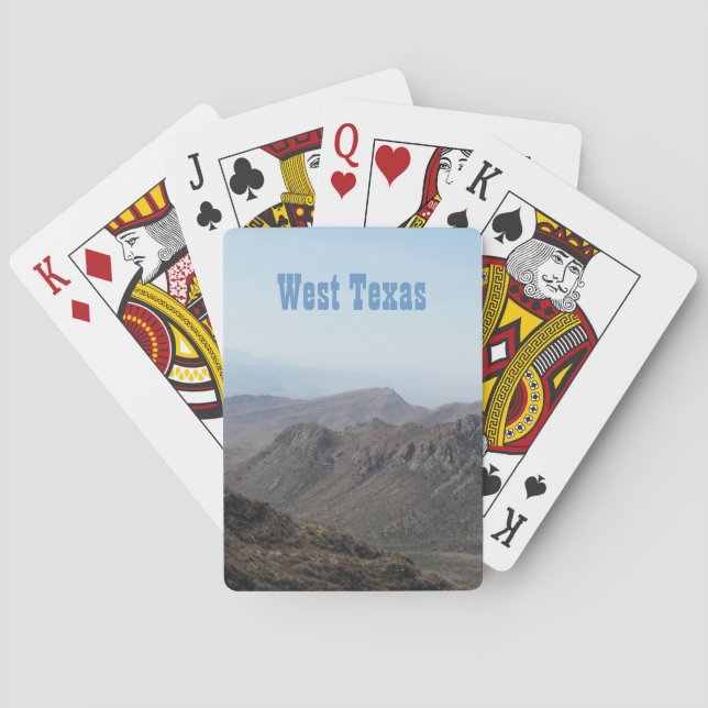West Texas Landscape Playing Cards (Back)