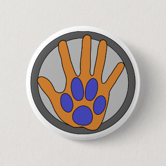 West U Vet 6 Cm Round Badge