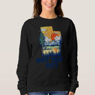 West Valley City Utah Nature State Pride Mountains Sweatshirt