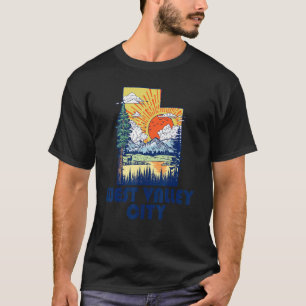 West Valley City Utah Nature State Pride Mountains T-Shirt