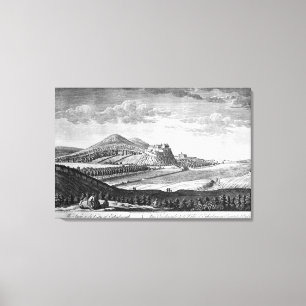 West View of the City of Edinburgh, 1753 Canvas Print