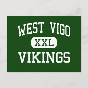 West Vigo - Vikings - High - West Terre Haute Postcard