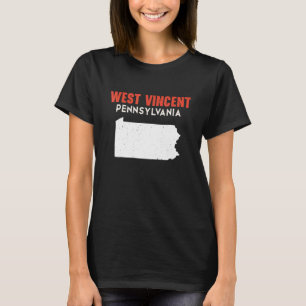 West Vincent Pennsylvania USA State America Travel T-Shirt