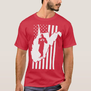 West Virginia American Flag T-Shirt