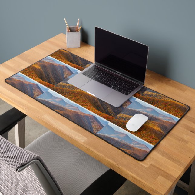 West Virginia Appalachian Autumn - Fall Mountain Desk Mat (Office 2)