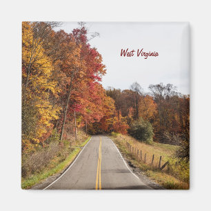 West Virginia beautiful autumn colours Magnet