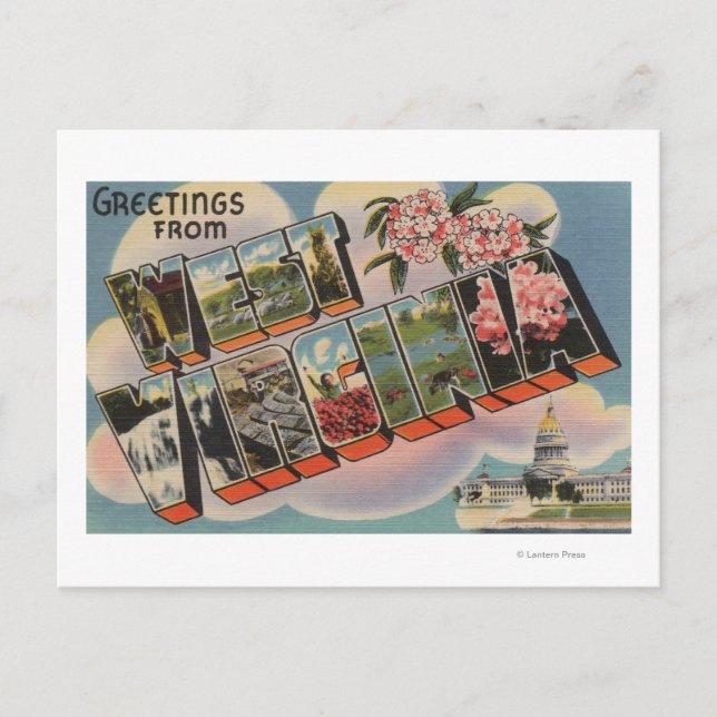 West Virginia (Capital Building) Postcard (Front)