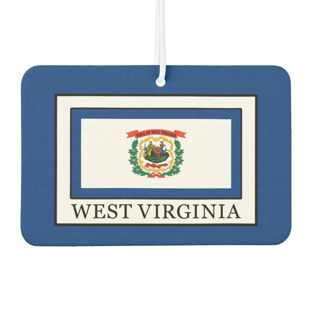 West Virginia Car Air Freshener (Front)