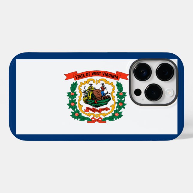 West Virginia Case-Mate iPhone Case (Back (Horizontal))
