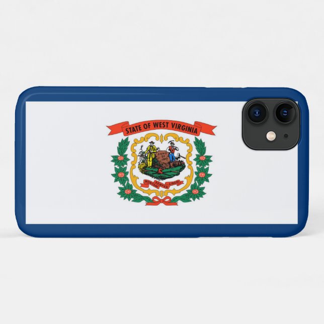 West Virginia Case-Mate iPhone Case (Back (Horizontal))