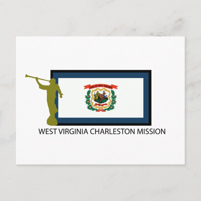 WEST VIRGINIA CHARLESTON MISSION LDS CTR POSTCARD (Front)