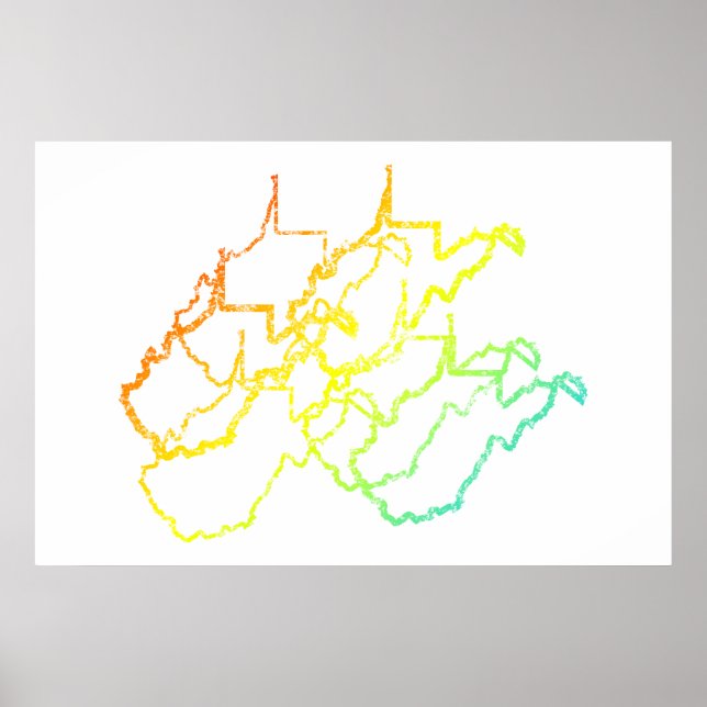 west virginia chill blur poster (Front)