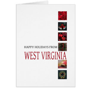 West Virginia   Christmas Card, state specific